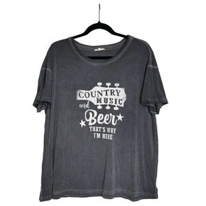 Maurices L Gray Country Music Graphic Tee